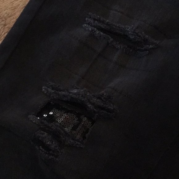 Plus size L&B Black denim skinny jeans - Picture 6 of 7